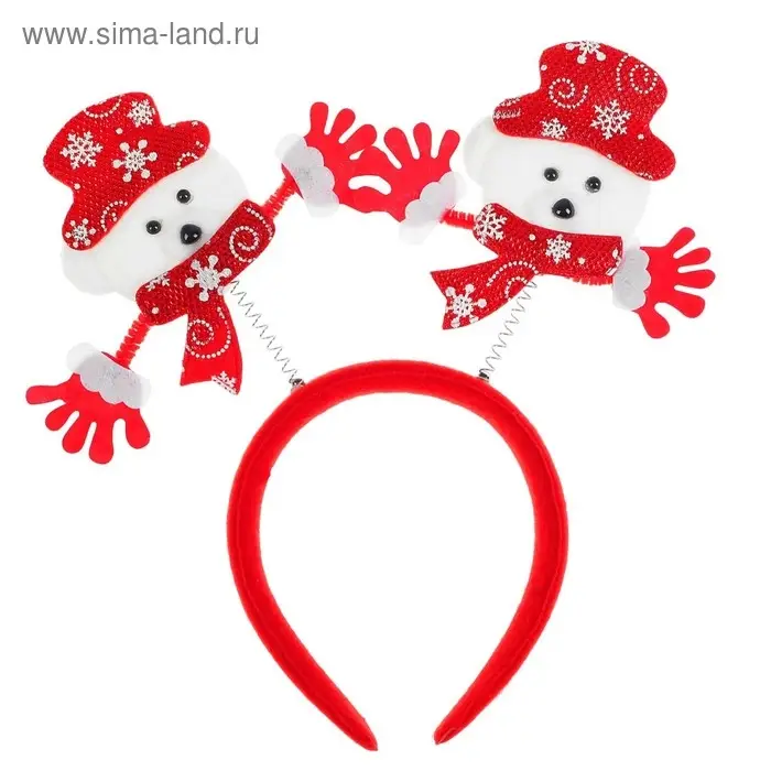 Ободок новогодний карнавальный «Мишка» Ободок новогодний карнавальный «Мишка»