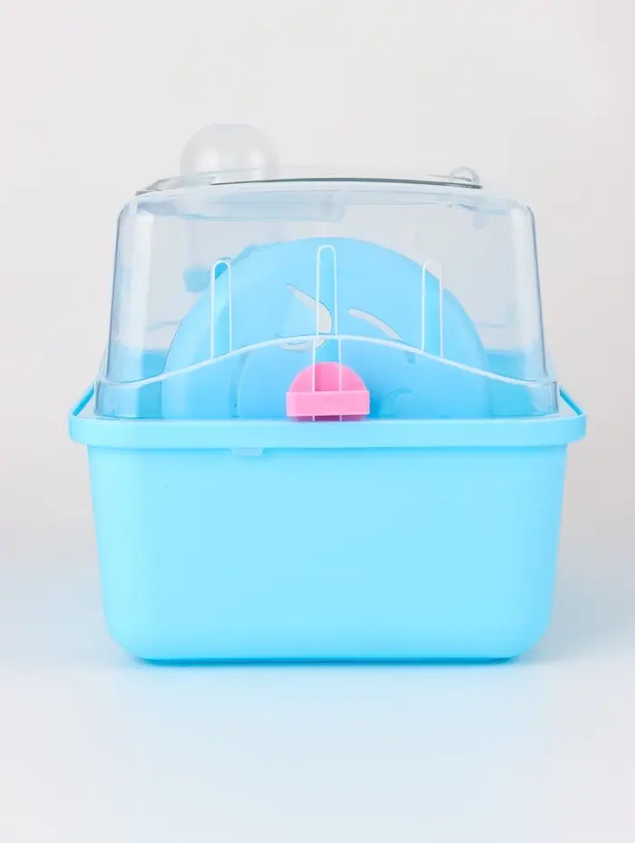 Клетка-переноска для грызунов, 23 х 17 х 16 см, бирюзовая Клетка-переноска для грызунов, 23 х 17 х 16 см, бирюзовая