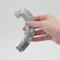 Пакеты - крышки на тарелку для свежести и тепла еды, на резинке, фольга, набор 10 шт., d до 36 см, серебристые