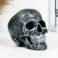 Копилка для денег &laquo;Череп&raquo;, полистоун, 16&times;13&times;22 см