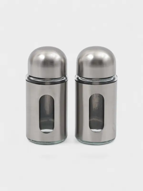 Набор для специй Набор для специй "Патрон" 2 шт, 90 мл, с металл крышкой