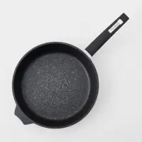 Сковорода Мечта &laquo;Гранит Star&raquo;, d=28 см, h=7 см, пластиковая ручка, антипригарное покрытие, литой алюминий, серая