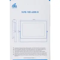 Прожектор  светодиодный VKL electric, 100 Вт, 12000 Лм, 6500К, IP65, 220V, черный, свеч.хол.бел. 109