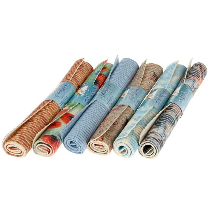 Коврик для ванной комнаты «Ассорти», 50×80 см, цвет микс