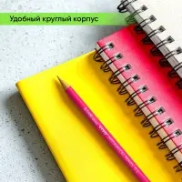 Карандаш механический ErichKrause &laquo;Vivo&raquo;, НВ, грифель d=0.5 мм, в тубусе, микс