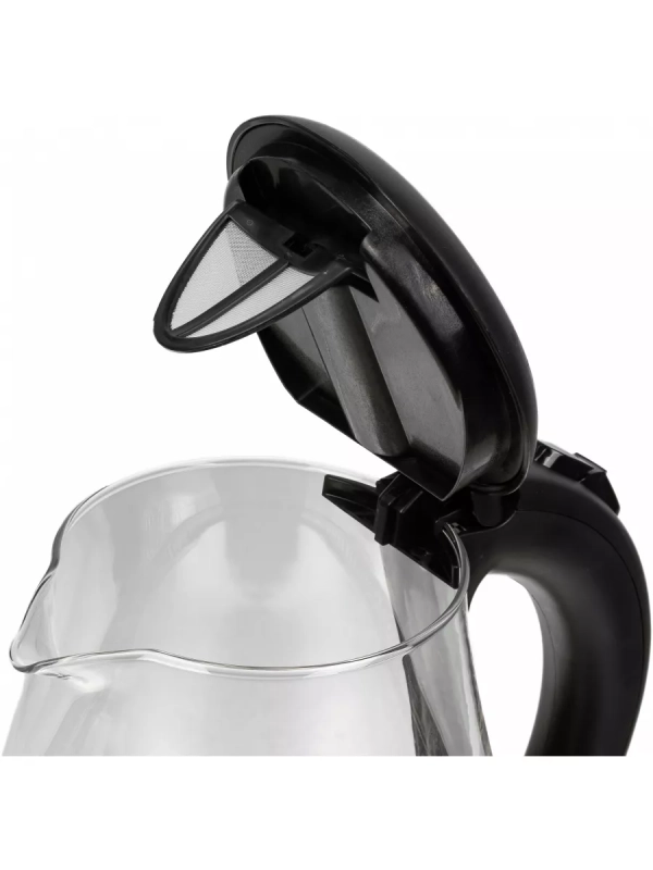 Чайник HYK-G2030 1,7л 2200Вт черный (стекло)