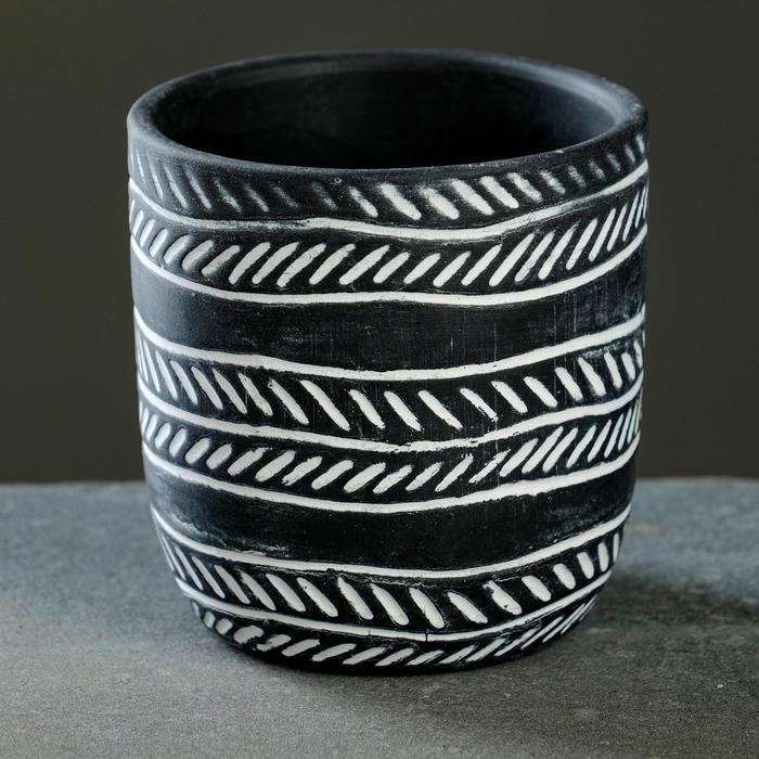 Кашпо  Кашпо "Узоры" МИКС, 8,5х8см