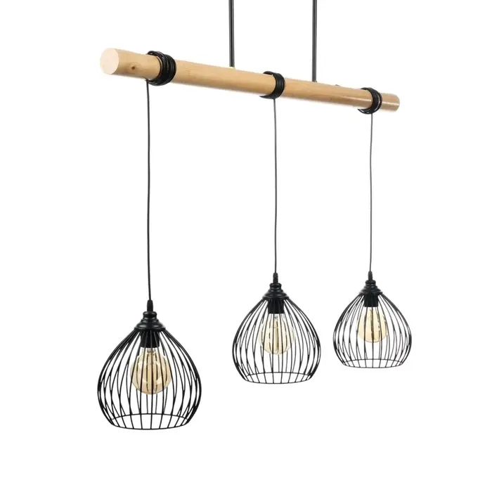 Люстра &laquo;Арландо&raquo; 3хЕ27 40 Вт черный 60&times;20&times;20-200 см