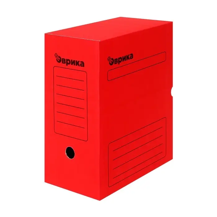 Короб архивный с клапаном А4 Calligrata, 150 мм, микрогофрокартон, до 1400 листов, красный Короб архивный с клапаном А4 Calligrata, 150 мм, микрогофрокартон, до 1400 листов, красный