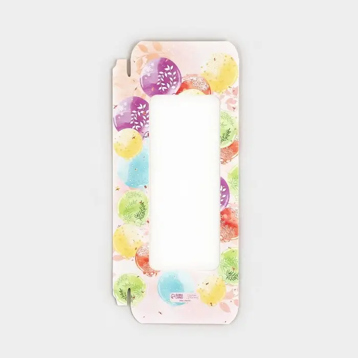 Коробка для шоколада «С днём рождения!», с окном, 17.3 х 8.8 х 1.5 см Коробка для шоколада «С днём рождения!», с окном, 17.3 х 8.8 х 1.5 см