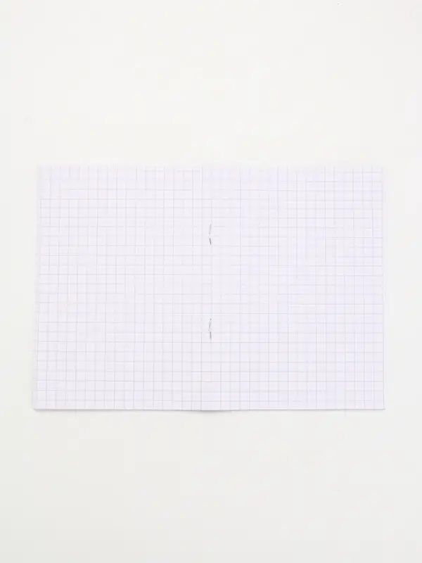 Блокнот А6, 32 л на скрепке, в клетку  "Пушистики"