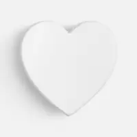 Джибитс из ПВХ &laquo;Сердце&raquo;, белый