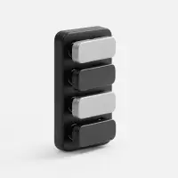 Антистресс-кликер Clacky, черный с серебристым Антистресс-кликер Clacky, черный с серебристым