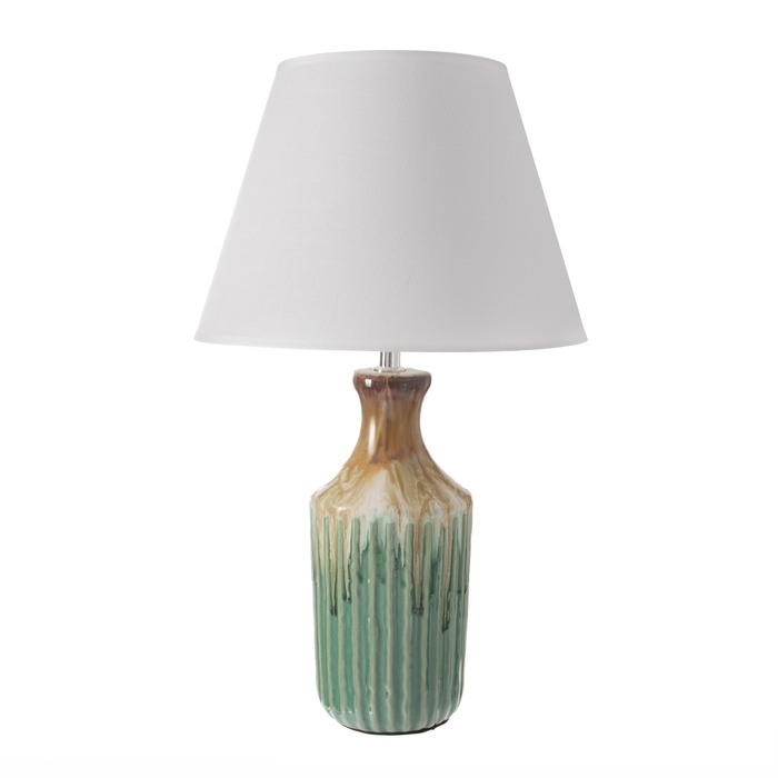 Настольная лампа с абажуром RISALUX «Кимберли», Е14, 40 Вт, 28×28×47 см Настольная лампа с абажуром RISALUX «Кимберли», Е14, 40 Вт, 28×28×47 см