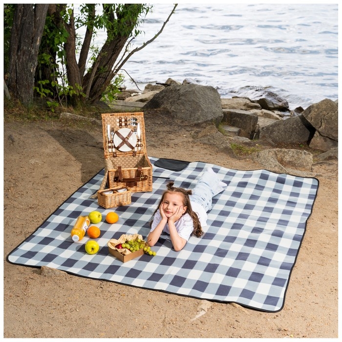 Плед для пикника Maclay, цвет серый Плед для пикника Maclay, цвет серый