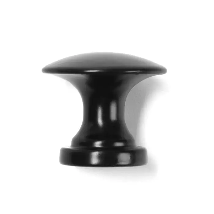 Ручка-кнопка ТУНДРА VINTAGE 009, черная