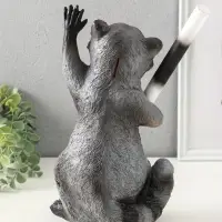 Копилка "Енот ГАИ" 30х18х16 см, серый