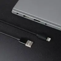 Кабель Windigo, Lightning - USB, 2 А, зарядка + передача данных, TPE оплетка, 1 м, чёрный