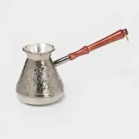 Турка для кофе &laquo;Ромашка&raquo;, 800 мл, медь