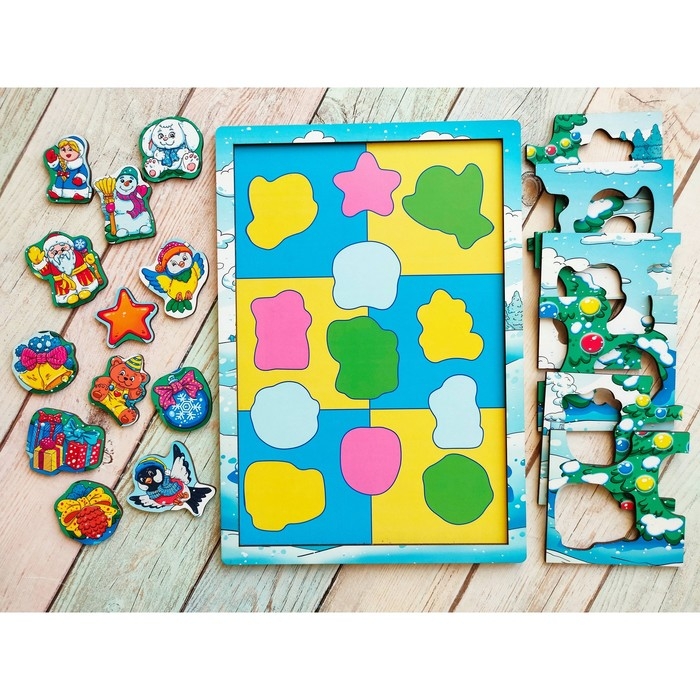 Пазл «Новогоднее настроение», размер 20,3x29,3 см Пазл «Новогоднее настроение», размер 20,3x29,3 см