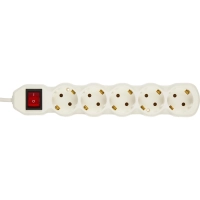 Сетевой фильтр BigTech ST510-1,5-W(5р/1,5м/10А/2,2кВт/3х0,75 мм2/белый)