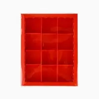 Коробка под 12 конфет с ячейками &laquo;С любовью&raquo;, 14.5&times;18.5&times;3 см