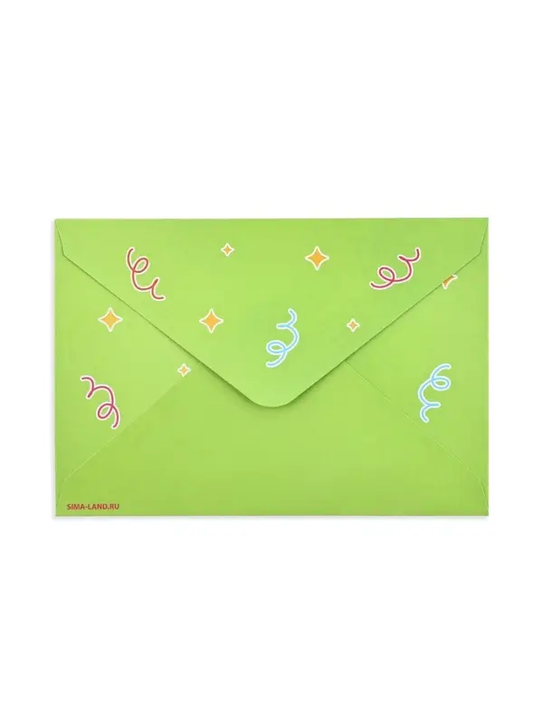 Конверт со скретч-наклейкой и открыткой «Днюшка», 10 х 15 см
