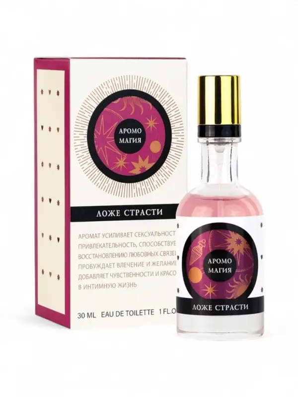 Туалетная вода женская Аромо Магия Ложе Страсти, 30 мл Туалетная вода женская Аромо Магия Ложе Страсти, 30 мл