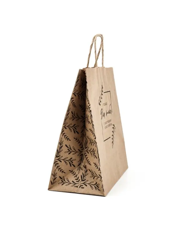 Пакет подарочный крафтовый «Для тебя» 22 х 25 х 12 см