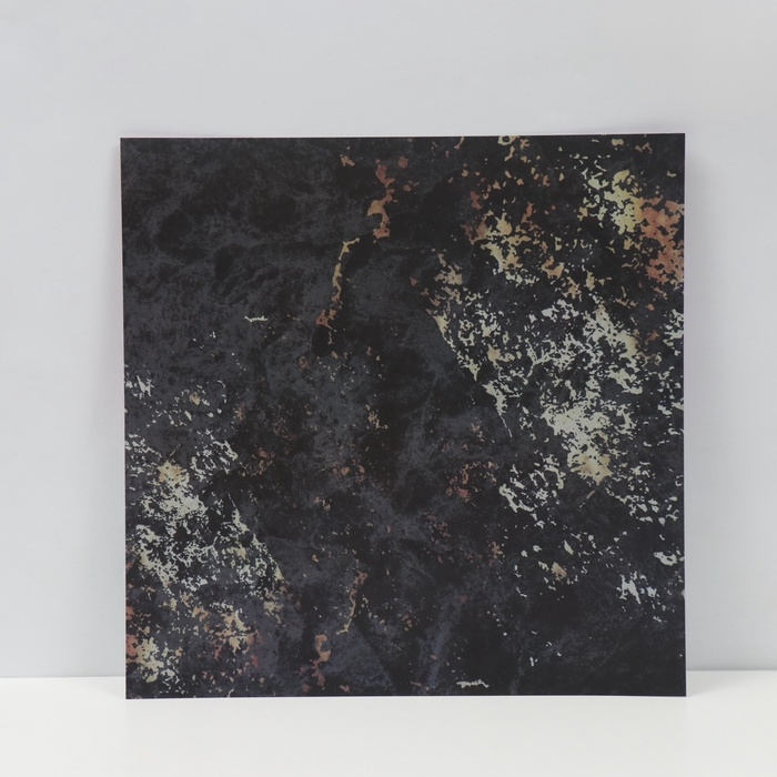 Фотофон двусторонний картон плотность 350 гр Фотофон двусторонний картон плотность 350 гр "Мрамор розовый и чёрный" 50х50 см