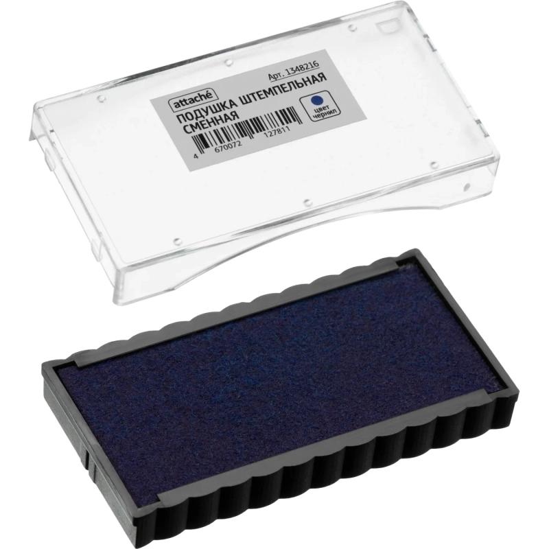 Подушка штемпельная сменная Attache синяя для артикула 1348209