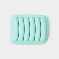 Форма для выпечки и приготовления сосисок Доляна, 6 ячеек, с крышкой, 17.5×13.5,2.8 см, силикон, бирюзовый Форма для выпечки и приготовления сосисок Доляна, 6 ячеек, с крышкой, 17.5×13.5,2.8 см, силикон, бирюзовый