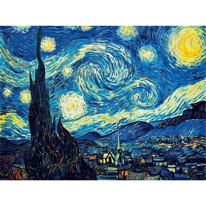 Алмазная мозаика с полным заполнением на холсте &laquo;Звёздная ночь&raquo;, 30&times;40 см