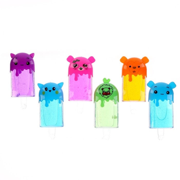 Лизун - слайм «Эскимо», цвета МИКС Лизун - слайм «Эскимо», цвета МИКС