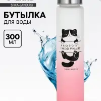 Бутылка для воды пластиковая &laquo;Котя&raquo;, 300 мл