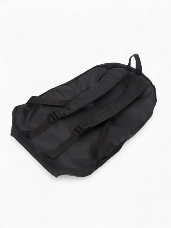 Рюкзак складной на молнии, с сетчатыми карманами, размер 31×11×39 см, чёрный Рюкзак складной на молнии, с сетчатыми карманами, размер 31×11×39 см, чёрный