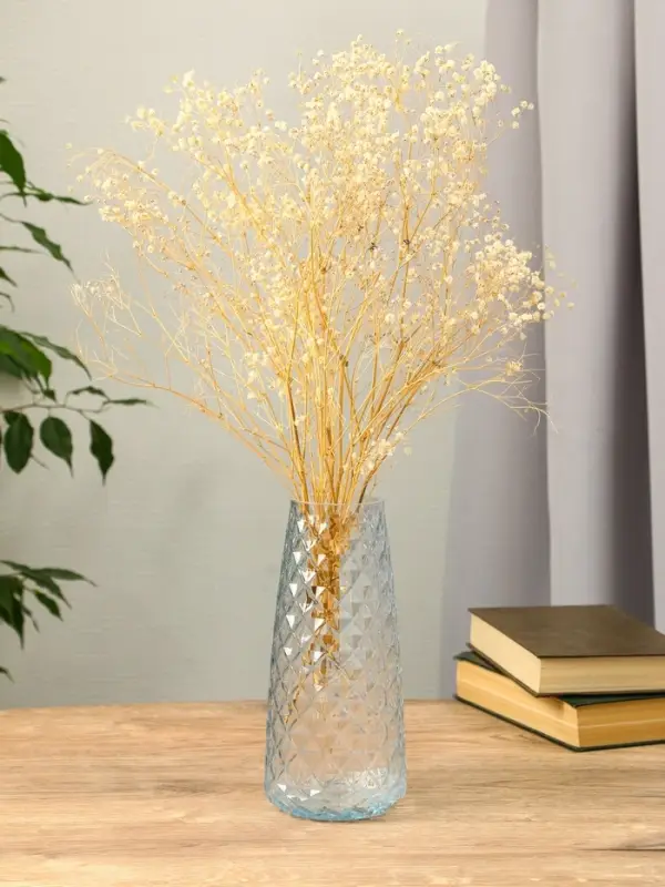 Ваза стекло настольная  Ваза стекло настольная "Иви" 21,5х9,5х6,5 см, прозрачный