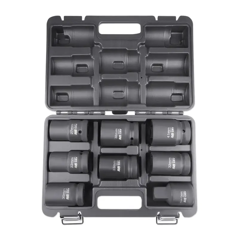 Набор головок для механического гайковерта 1"DR (22-41мм) (8 предметов) AVS NGL01-8I