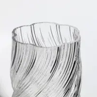 Ваза для цветов &laquo;Бриджит&raquo;, 24.5&times;11 см, стекло, прозрачная