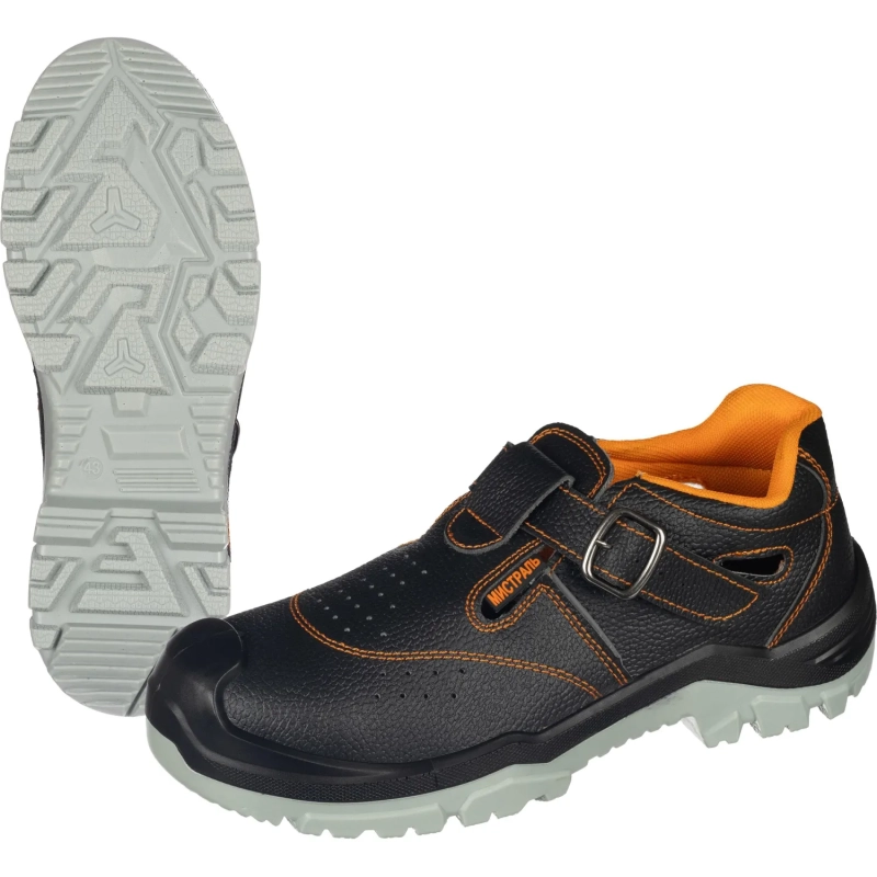 Полуботинки с перфор (сандалии)Мистраль ПУ/ТПУ с МП и МС р.41 (105875)