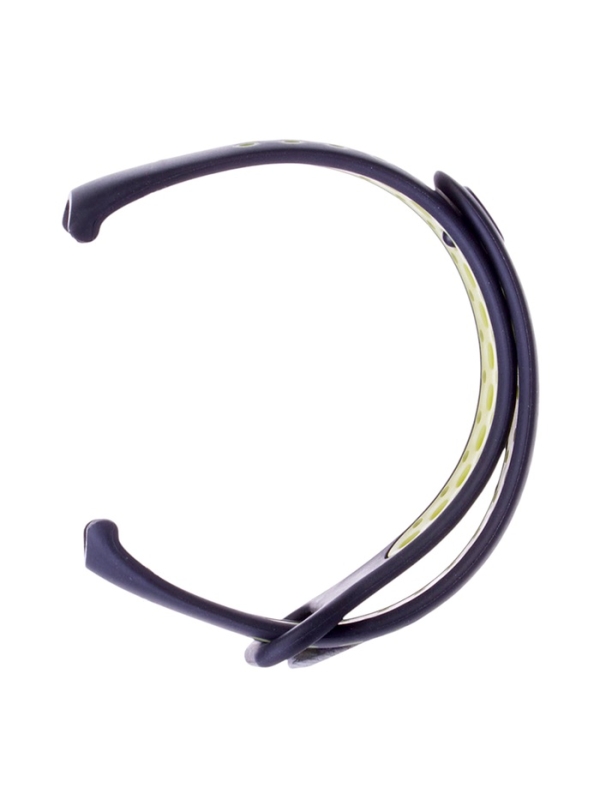 Ремешок Luazon для фитнес-браслета Mi Band 8, с перфорацией, чёрно-зелёный