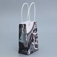 Пакет подарочный крафтовый, упаковка, Present, 15&times;10&times;6 см