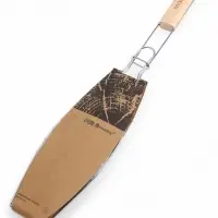 Решётка - гриль для рыбы maclay, 30&times;12 см, хромированная сталь, для мангала