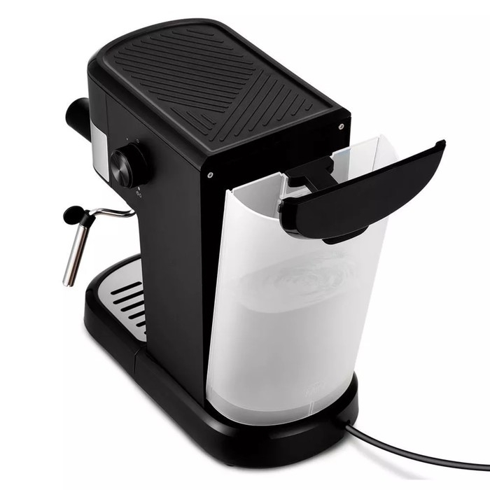 Кофеварка Kitfort КТ-7211, рожковая, 1100 Вт, 1.25 л, капучинатор, чёрная Кофеварка Kitfort КТ-7211, рожковая, 1100 Вт, 1.25 л, капучинатор, чёрная