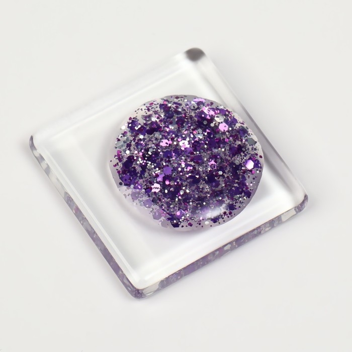 Гель лак для ногтей, «GLITTER FLASH», 3-х фазный, 8мл, LED/UV, цвет прозрачный/сиреневый (11) Гель лак для ногтей, «GLITTER FLASH», 3-х фазный, 8мл, LED/UV, цвет прозрачный/сиреневый (11)