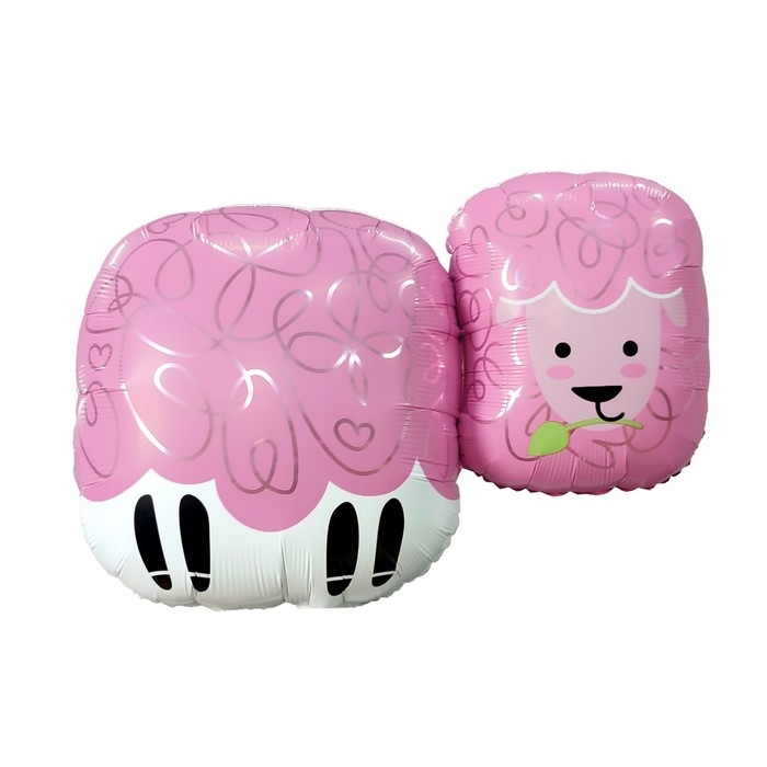 Шар фольгированный 36" &laquo;Овечка&raquo;, фигура, инд.упаковка
