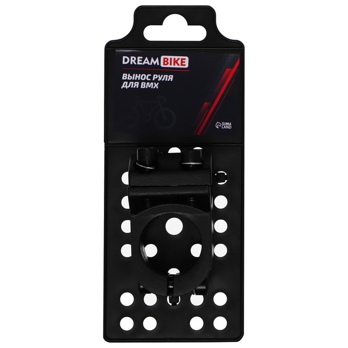 Вынос руля Dream Bike BMX, 1-1/8 Вынос руля Dream Bike BMX, 1-1/8"х22.2 мм, длина 30 мм, цвет чёрный