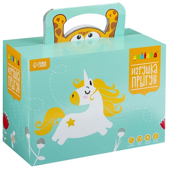 Попрыгун ZABIAKA «Зайка», 58х27х59 см, 1500 г, цвет МИКС Попрыгун ZABIAKA «Зайка», 58х27х59 см, 1500 г, цвет МИКС