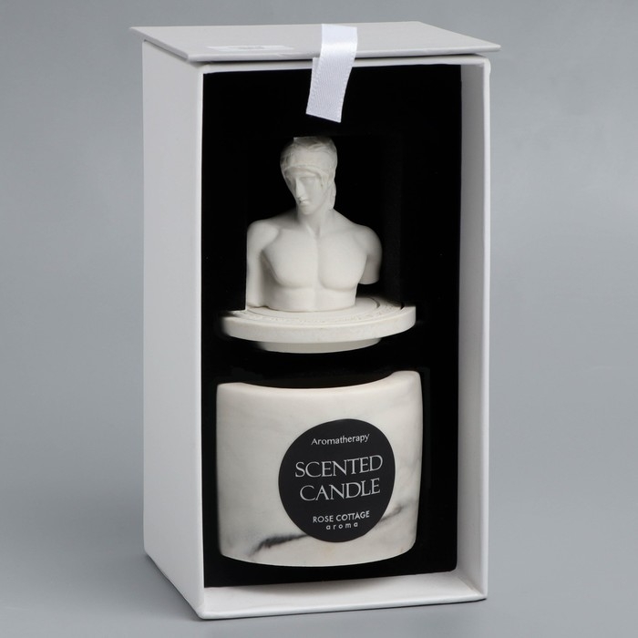 Свеча в бетоне ароматическая  Свеча в бетоне ароматическая "Шангрила", соевый воск