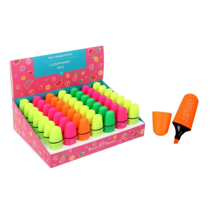 Маркер-текстовыделитель LadyMarker Mini, 1-5 мм, МИКС Маркер-текстовыделитель LadyMarker Mini, 1-5 мм, МИКС